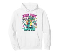 Groovy Alligator Student Farewell Graphic Pullover Hoodie