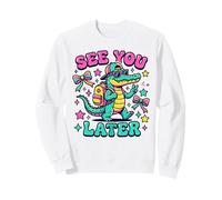 Groovy Alligator Student Farewell Graphic Sweatshirt
