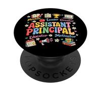 Groovy Assistant Principal Appreciation, Cute School Leader PopSockets Adhesive PopGrip