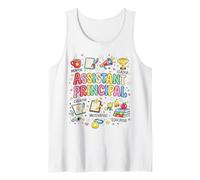 Groovy Assistant Principal Appreciation, Cute School Leader Tank Top