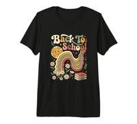 Groovy Back to School Read Learn Grow Student Premium T-Shirt