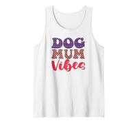 Groovy Best Floral Love Family Pets Supercute Dog Mum Vibes Tank Top