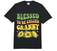 Groovy Blessed to Be Called Granny Funny Granny Mother's Day Comfort Colors Adult Heavyweight T-Shirt