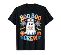 Groovy Boo Boo Crew Nurse Funny Ghost Halloween Nurse Women T-Shirt