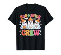 Groovy Boo-Havior Crew Behavior Analyst Halloween ABA RBT T-Shirt