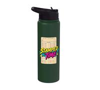 Groovy Cabbage Retro Veggie Mindful Design Stainless Steel Insulated Water Bottle