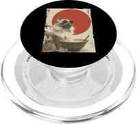 Groovy Cat Ramen Japanese Retro 80s 70s Cool Anime Cat PopSockets PopGrip for MagSafe