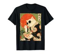 Groovy Cat Ramen Japanese Retro 80s 70s Cool Anime Cat T-Shirt