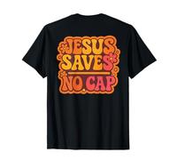Groovy Christian Motif: Jesus Saves T-Shirt