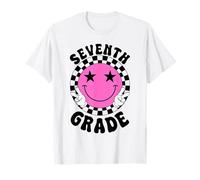 Groovy Cute Seventh Grade First Day Of School Girls Boys Kid T-Shirt
