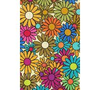 Groovy Daisy Dreams Retro 60s Flower Power Journal: a DOT GRID notebook for self-expression