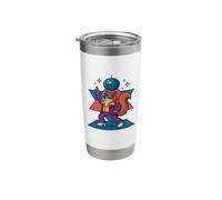 Groovy Dancing Squirrel in Disco Outfit and Sunglasses Stainless Steel Insulated Tumbler