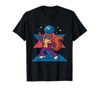 Groovy Dancing Squirrel in Disco Outfit and Sunglasses T-Shirt