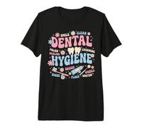 Groovy Dental Hygienist Appreciation Dental Worker Premium T-Shirt