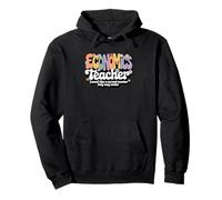 Groovy Economics Teacher Money Finance Back to School Pullover Hoodie