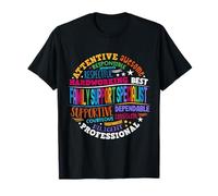 Groovy Family Support Specialist Appreciation Week T-Shirt