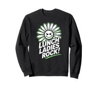Groovy Food Service Team Lunch Lady Squad Cafeteria Crew Sweatshirt