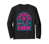 Groovy Food Service Worker Joins the Lunch Lady Squad Long Sleeve T-Shirt