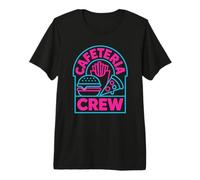 Groovy Food Service Worker Joins the Lunch Lady Squad Premium T-Shirt
