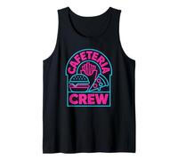 Groovy Food Service Worker Joins the Lunch Lady Squad Tank Top