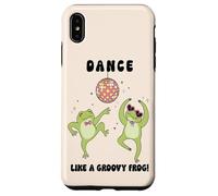 Groovy Frog Dance Cute Aesthetic Disco Animal Case for iPhone XS Max