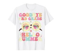 Groovy Goodbye 3rd Grade Hello Summer Last Day of School T-Shirt