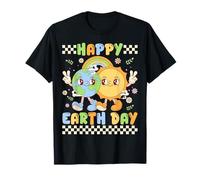 Groovy Happy Earth Day Earth Planet Environment Boys Girls T-Shirt