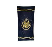 Groovy Harry Potter Large Bath Towel Hogwarts Golden Crest 75x150cm 100% Official, Multi, 93207