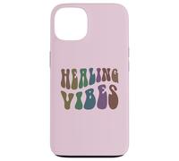 Groovy HEALING VIBES Wellness Therapist Peace Love Therapy Case for iPhone 13