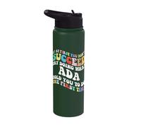 Groovy if At First You Don't Succeed Try Doing What Ada Stainless Steel Insulated Water Bottle