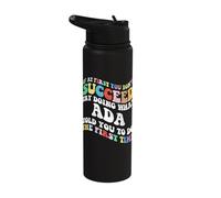 Groovy if At First You Don't Succeed Try Doing What Ada Stainless Steel Insulated Water Bottle