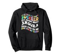 Groovy if At First You Don't Succeed Try Doing What Amoura Pullover Hoodie