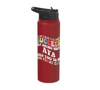 Groovy if At First You Don't Succeed Try Doing What Aya Stainless Steel Insulated Water Bottle