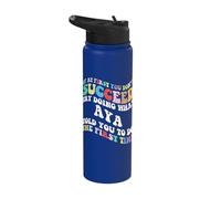 Groovy if At First You Don't Succeed Try Doing What Aya Stainless Steel Insulated Water Bottle