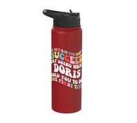Groovy if At First You Don't Succeed Try Doing What Doris Stainless Steel Insulated Water Bottle