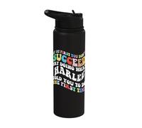 Groovy if At First You Don't Succeed Try Doing What Harlee Stainless Steel Insulated Water Bottle