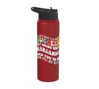 Groovy if At First You Don't Succeed Try Doing What Marianna Stainless Steel Insulated Water Bottle
