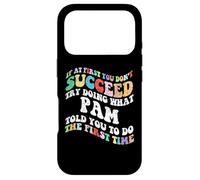 Groovy if At First You Don't Succeed Try Doing What Pam Case for iPhone 17 Pro