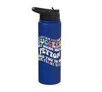 Groovy if At First You Don't Succeed Try Doing What Peyton Stainless Steel Insulated Water Bottle
