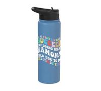 Groovy if At First You Don't Succeed Try Doing What Ramona Stainless Steel Insulated Water Bottle