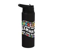 Groovy if At First You Don't Succeed Try Doing What Ramona Stainless Steel Insulated Water Bottle
