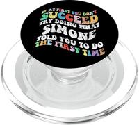 Groovy if At First You Don't Succeed Try Doing What SIMONE PopSockets PopGrip for MagSafe