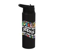 Groovy if At First You Don't Succeed Try Doing What Stevie Stainless Steel Insulated Water Bottle
