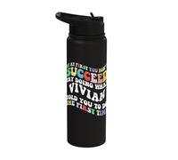 Groovy if At First You Don't Succeed Try Doing What Vivian Stainless Steel Insulated Water Bottle