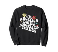Groovy Im Angelica Doing Angelica Things Funny Mother's Day Sweatshirt