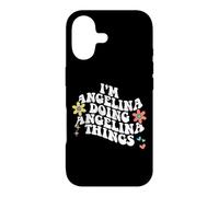 Groovy Im ANGELINA Doing ANGELINA Things Funny Mother's Day Case for iPhone 17