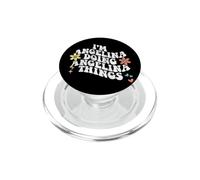 Groovy Im ANGELINA Doing ANGELINA Things Funny Mother's Day PopSockets PopGrip for MagSafe