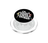 Groovy Im PATRICIA Doing PATRICIA Things Funny Mother's Day PopSockets PopGrip for MagSafe
