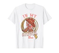 Groovy In My Cowgirl Era Retro Western Rodeo Cowgirls T-Shirt
