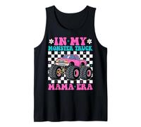 Groovy in My Monster Truck Mama Era Monster Truck Mom Tank Top